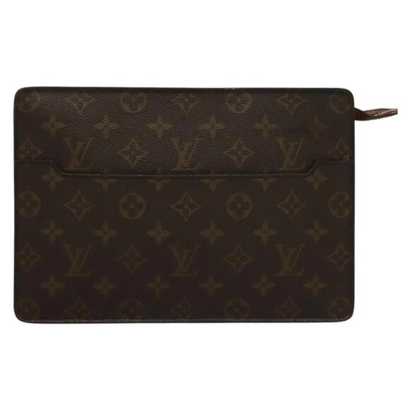 LOUIS VUITTON Monogram Pochette Homme Clutch Bag - Picture 1 of 15